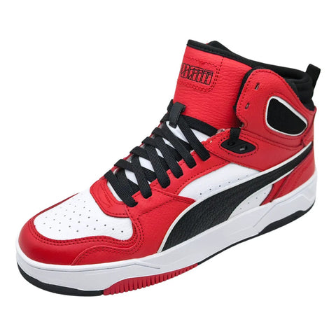 Tenis Puma Rbd Break Mid Blanco Negro Rojo 402413 07 Hombre