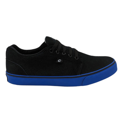 Tenis Skate Core Smith Piel Para Hombre Negro-azul 172615