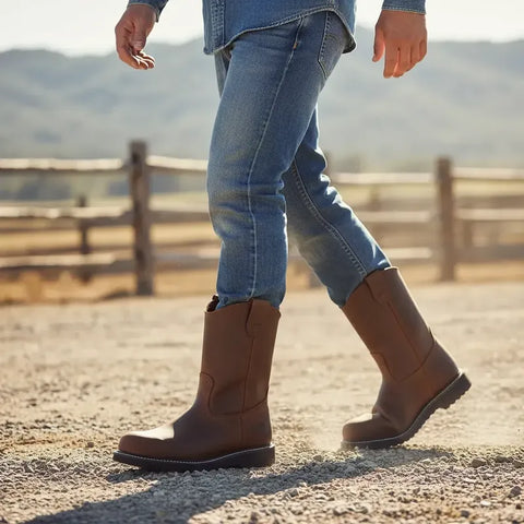 Botas Hombre Roper Establo De Trabajo Seguridad Modelo 508