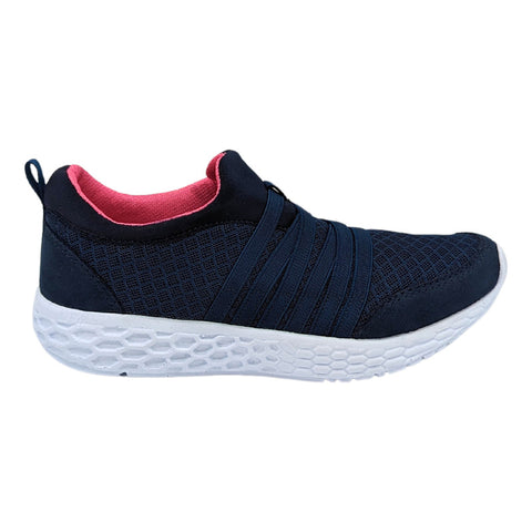 Tenis Jessy Love Slipon Marino-fiusha E-2005 Para Mujer