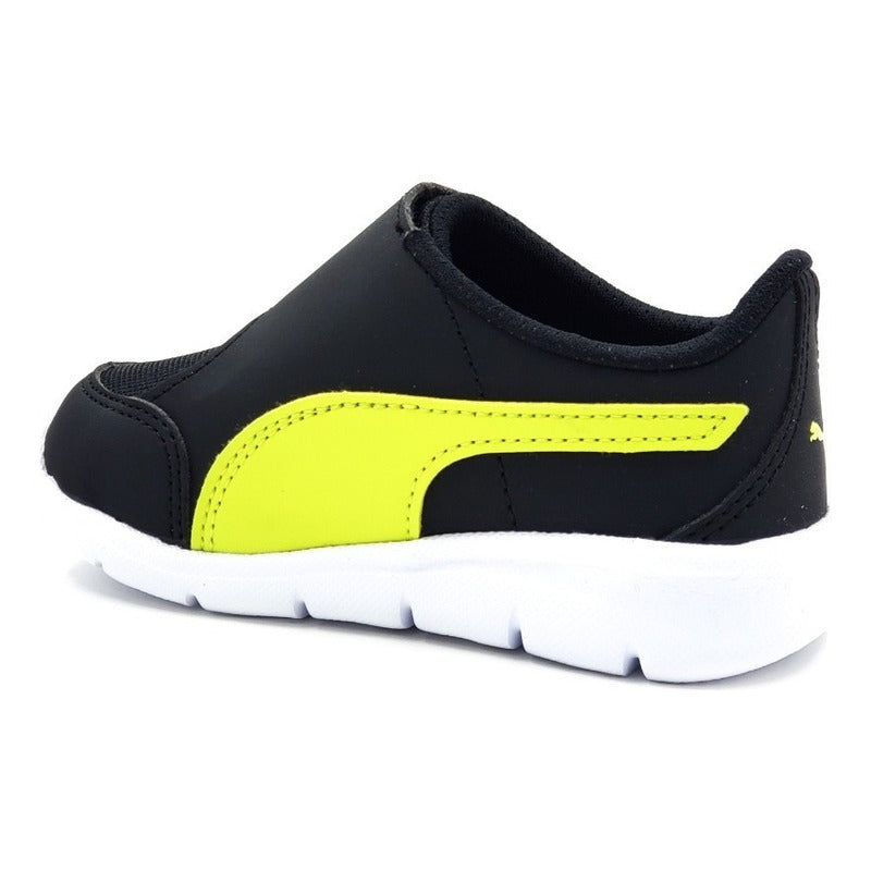 Tenis Puma Bao 3 Ac Inf 19094310 Negro/amarillo-niño