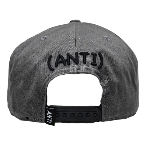 Gorra Antifashion Señas Guante Gris Negro Snapback 003