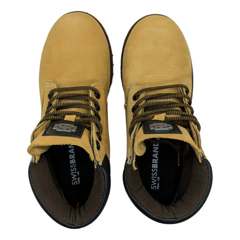 Bota Dama Industrial Trabajo Casquillo Swissbrand 122 Mujer