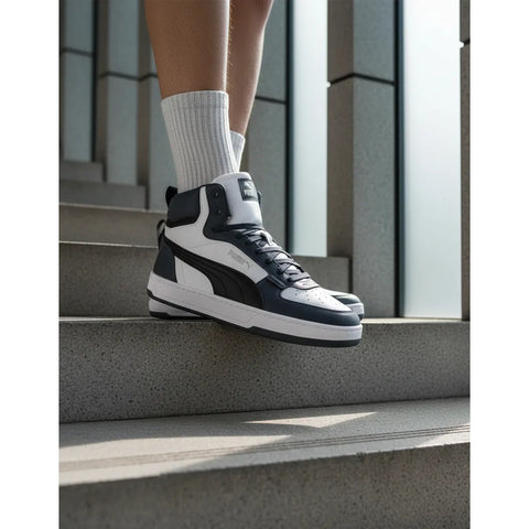 Puma Caven 2.0 Mid Blanco Gris Neg Urbano 392291 05 Hombre