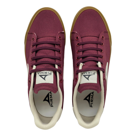 Tenis Pirma 6036 Vulcanizado Hombre Color Vino
