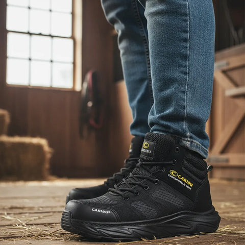Botas Industriales Hombre Con Casco Dieléctrico Caribu 977