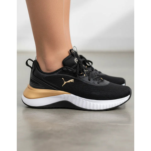 Tenis Puma Softride Sera Mujer 311208 01 Negro Oro Dama