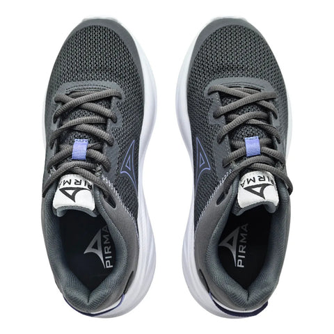 Tenis Pirma Originales Mujer  8020 Running Deportivos Dama Gris Lisa 6,5 Mx