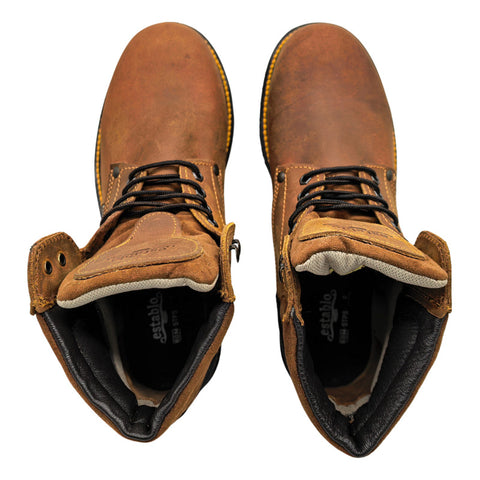 Bota De Trabajo Para Hombre Con Agujeta Establo 509 Original