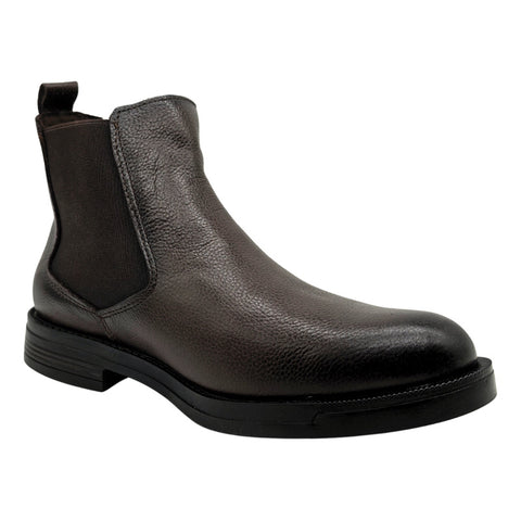 Botas Romanos Vaqueras Hombre 7843 Cafés Piel Casual Botin