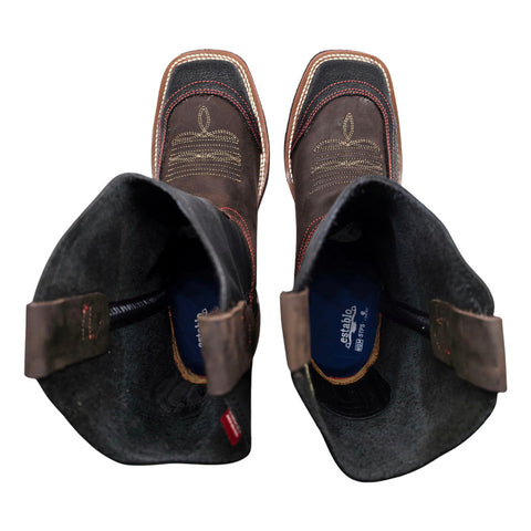 Bota Establo 986 Trabajo Casquillo Piel Altas Hombre Vaquera