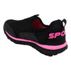 Tenis Jessy Love Slipon Negro-fiusha E-7010 Para Mujer