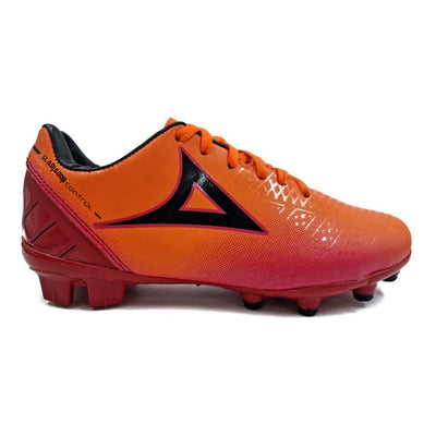 Zapatos Pirma 0182 Naranja Negro Juvenil Futbol Soccer 22 24