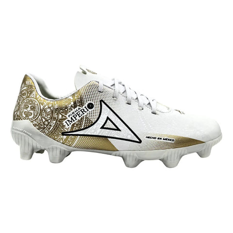 Tenis Niño Jr Futbol Soccer Pirma 3066 Profesional 22 A 24.5 Blanco 23.5 Mx
