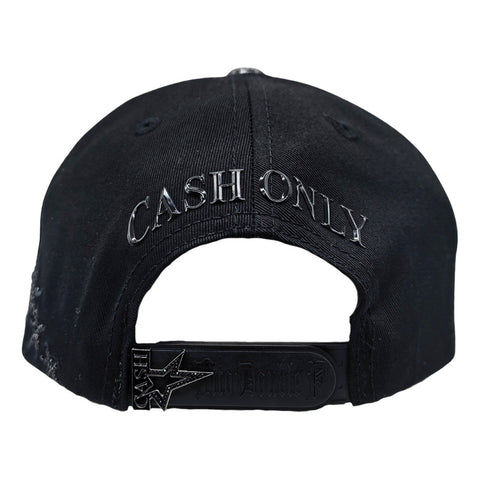 Gorra Negra Cash Only Edición Limitada Tito Doble P Hombre Negro Snapback Lisa