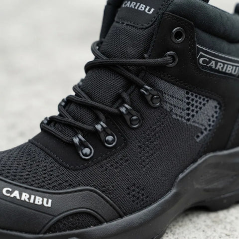 Botas Caribu 952d Negro Negro Con Casco Trabajo Dama