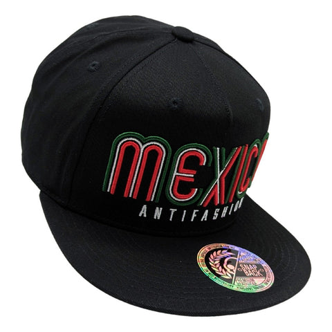 Gorra Antifashion Mexico Plana Algodón Bordado 010