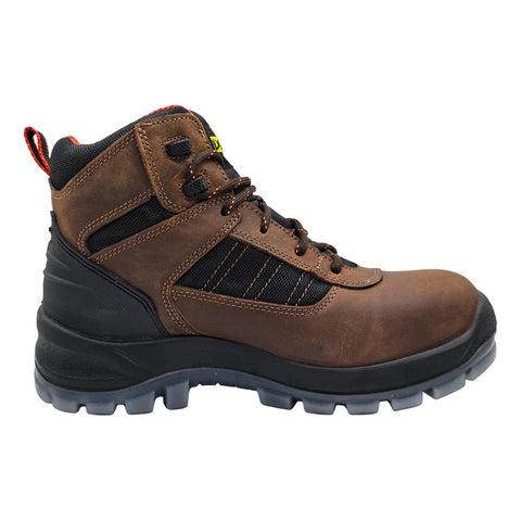 Botas Duty Gear 3638 Café Casquillo Waterproof Para Hombre