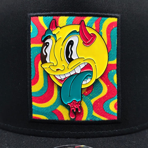 Gorra Antifashion Psycho Demon Negro Snapback 008