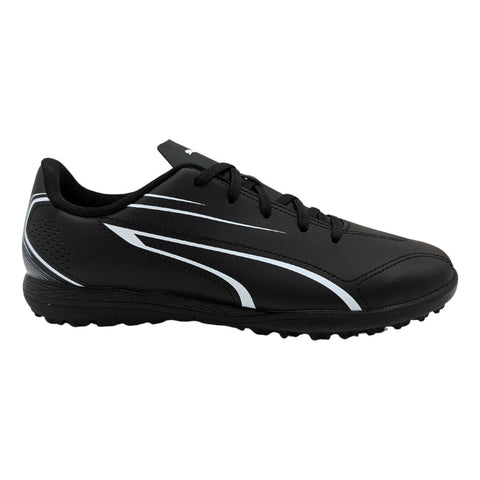Tenis De Fútbol Rápido Con Suela Antideslizante Tachones Puma 107487 01 Niños Jr Juvenil Negro