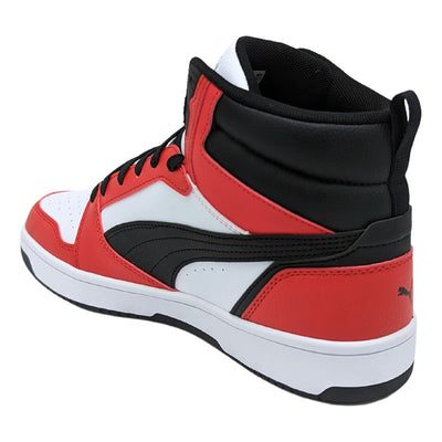 Tenis Casual Puma  Rebound V6 Blanco,rojo,negro, Para Hombre 392326 04