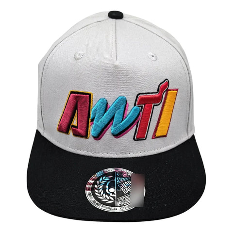 Gorra Antifashion Anti Colores Beige Negro Snapback 004