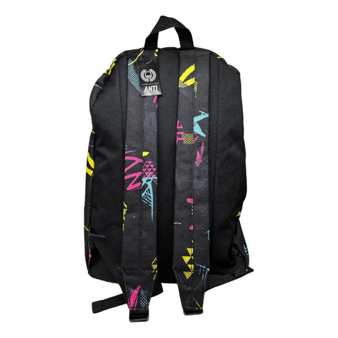 Mochila Antifashion Lines Negro Colores Unisex 009