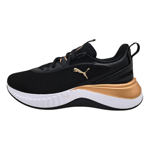 Tenis Puma Softride Sera Negro Oro 311208 01 Dama
