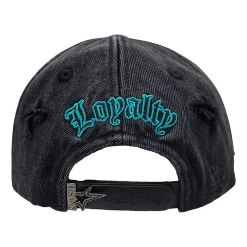 Gorra Cash Only Washed Out Loyalty 017 Negro Snapback Unisex Negro Snapback Bordado