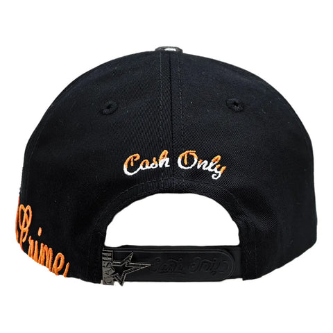 Gorra Cash Only Ny City Of Crime Negro Naranja Snapback 049