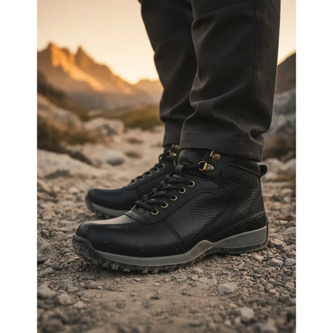 Bota Romanos Casuales Hombre Elite Negro Estilo - 722b