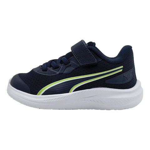 Tenis Puma Skyrocket 2 Ac+ Marino Neon Infantil 312415 03
