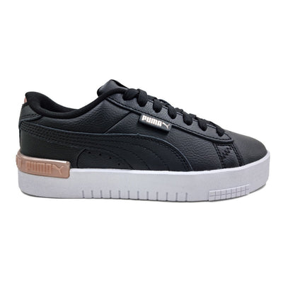 Tenis Negro De Piel Puma Jada Mujer 38075103 Tallas 22-25 Cm