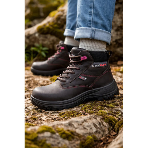 Zapato Mujer Industrial Trabajo Botas Procliff 0403 Dama