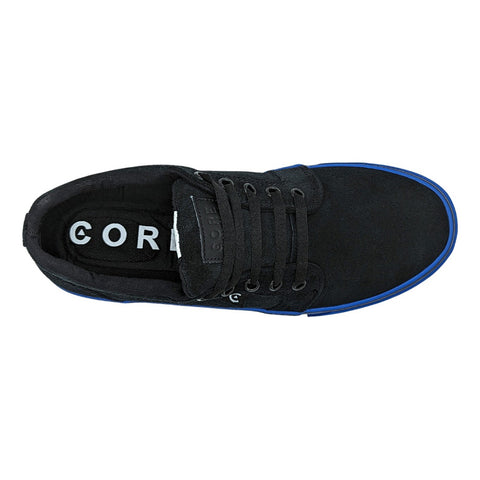 Tenis Skate Core Smith Piel Para Hombre Negro-azul 172615