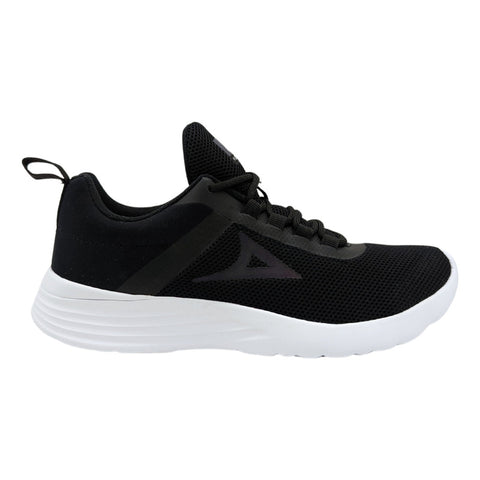 Tenis Dama Pirma 4517 Textil Negro Suela Blanca Mujer