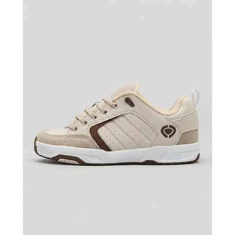 Tenis Skate Circa Retro  90s  Beige Cafe Resistentes Hombre