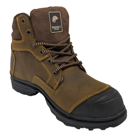 Bota Boost De Trabajo Con Casco 401g01n Crazy Cafe-hombre