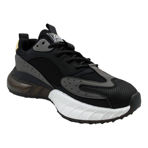 Tenis Sport Válvula Core 902801 Negro Con Gris Para Hombre