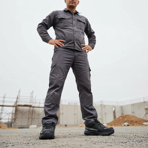 Tenis De Seguridad Calzado Industrial Trabajo Caribu 975 Negro 28.5 Mx