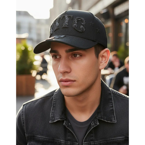 Gorra Negra Cash Only Edición Limitada Tito Doble P Hombre