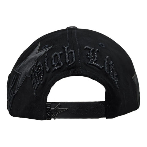 Gorra Cash Only High Life Diamond Negro Gamuza Snapback 050