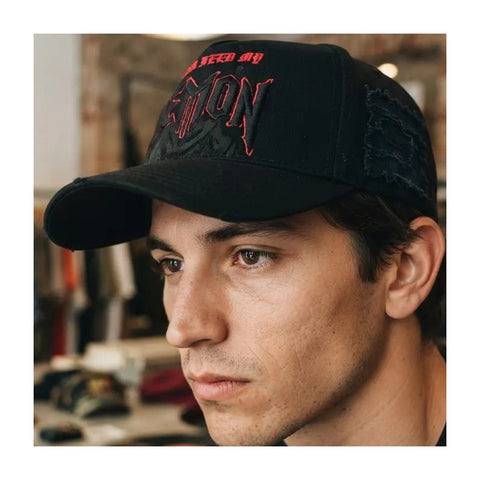 Gorra Cash Only Cash Need My Demon Negro Snapback 047