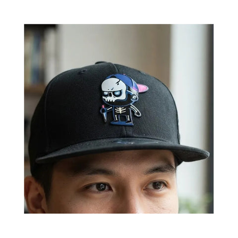 Gorra Antifashion Knife Skull Negro Snapback 006