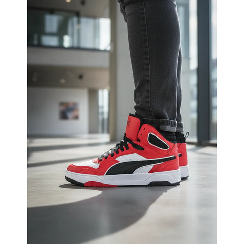 Tenis Bota Urbano Casual Hombre Puma Rbd Break Mid 402413 07