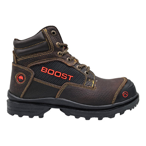 Botas Boost Mount Greezly Café 403 Con Casco Para Hombre