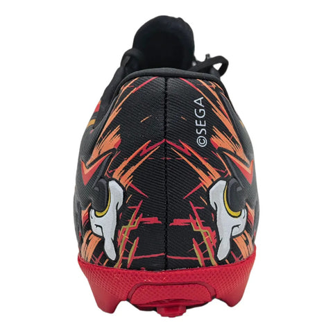 Tenis Pirma Turf 3073 Negro Rojo Sonic Infantil