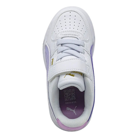 Tenis Puma Caven Iii Retro Blanco Lavanda Infantil 406897 04
