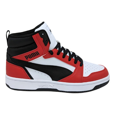 Tenis Casual Puma  Rebound V6 Blanco,rojo,negro, Para Hombre 392326 04