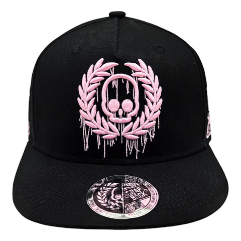 Gorra Antifashion Fluid Pink Logo Negro Rosa Snapback 007